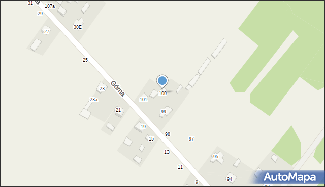 Krogulcza Sucha, Krogulcza Sucha, 100, mapa Krogulcza Sucha