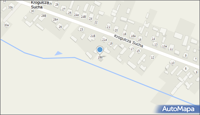 Krogulcza Sucha, Krogulcza Sucha, 19b, mapa Krogulcza Sucha