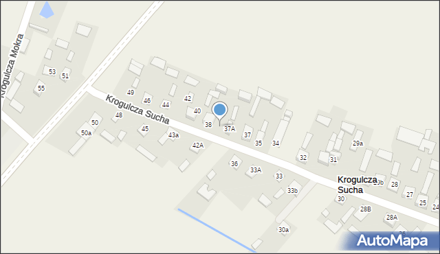Krogulcza Sucha, Krogulcza Sucha, 39, mapa Krogulcza Sucha