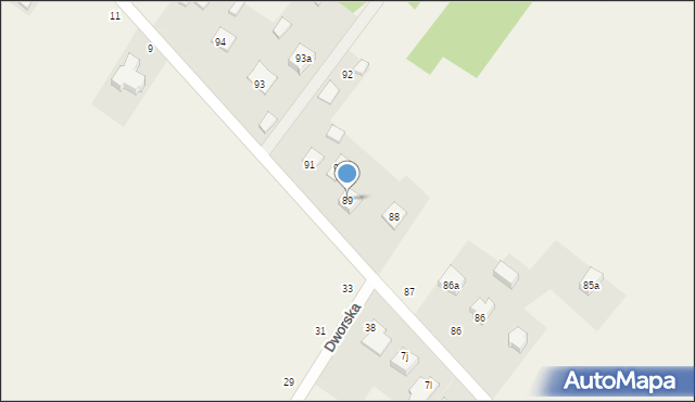 Krogulcza Sucha, Krogulcza Sucha, 89, mapa Krogulcza Sucha