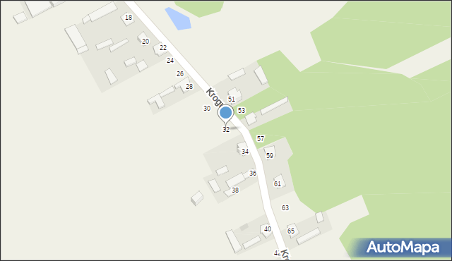 Krogule, Krogule, 32, mapa Krogule