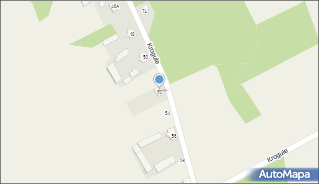 Krogule, Krogule, 52, mapa Krogule