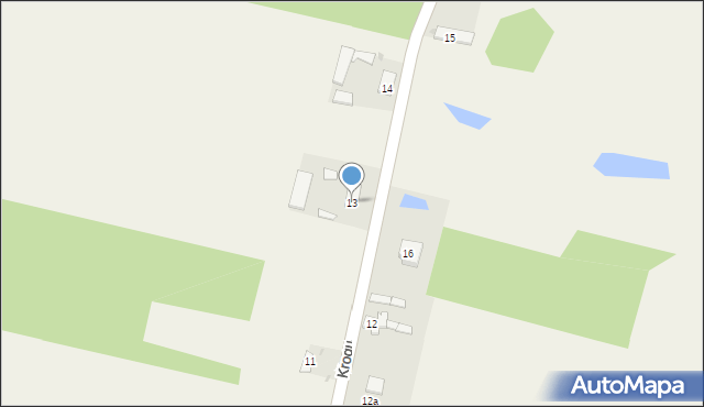 Krogulec, Krogulec, 13, mapa Krogulec