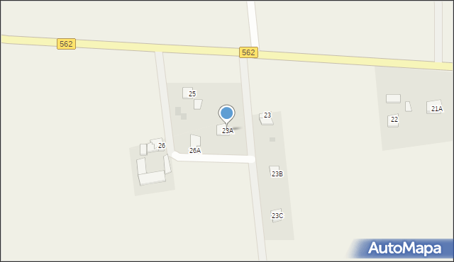 Krojczyn, Krojczyn, 23A, mapa Krojczyn