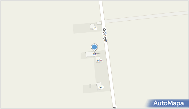Krojczyn, Krojczyn, 64, mapa Krojczyn