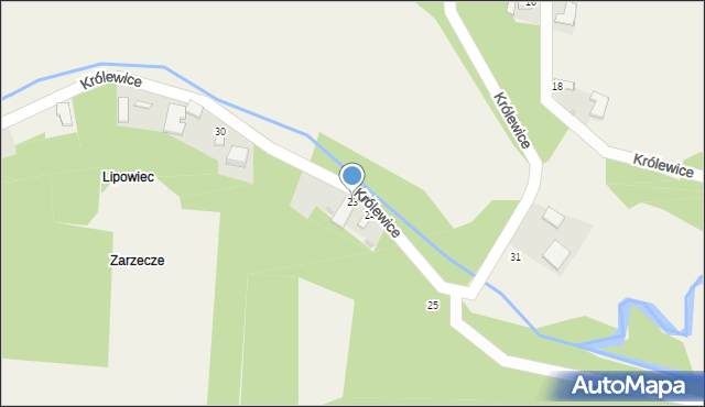 Królewice, Królewice, 23, mapa Królewice