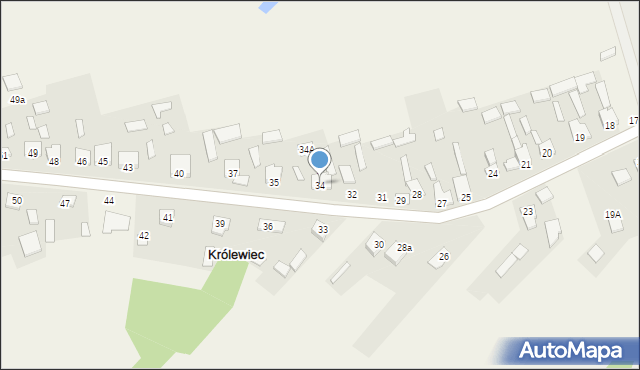 Królewiec, Królewiec, 34, mapa Królewiec