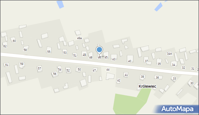 Królewiec, Królewiec, 46, mapa Królewiec