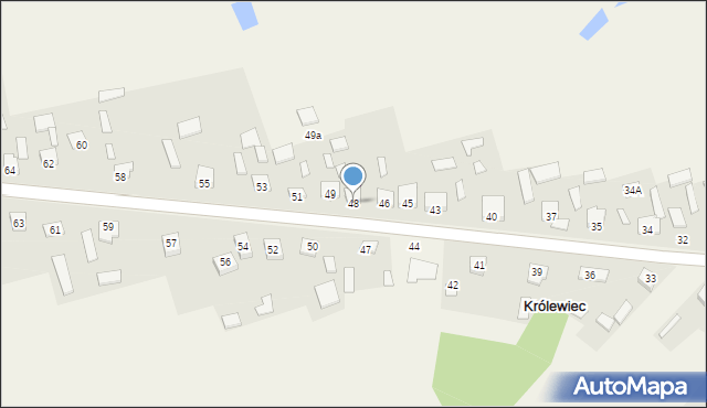 Królewiec, Królewiec, 48, mapa Królewiec