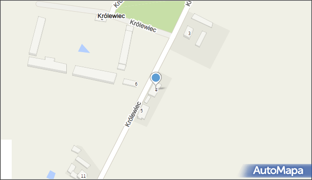 Królewiec, Królewiec, 4, mapa Królewiec
