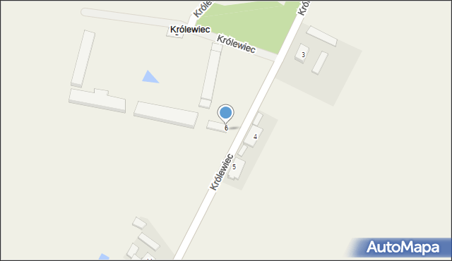 Królewiec, Królewiec, 6, mapa Królewiec