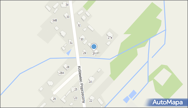 Królewiec Poprzeczny, Królewiec Poprzeczny, 27, mapa Królewiec Poprzeczny