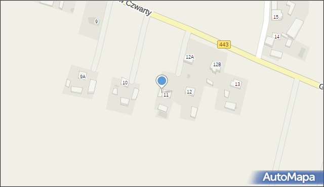 Królików Czwarty, Królików Czwarty, 11a, mapa Królików Czwarty