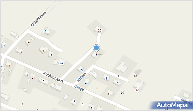 Królikowice, Krótka, 7, mapa Królikowice
