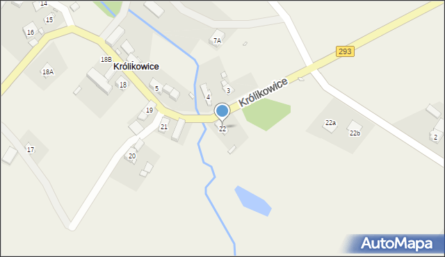 Królikowice, Królikowice, 22, mapa Królikowice