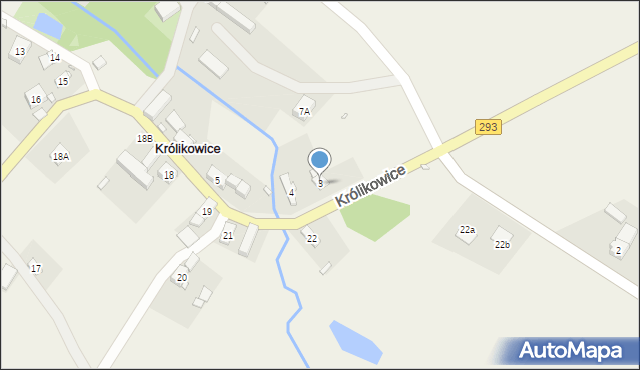 Królikowice, Królikowice, 3, mapa Królikowice