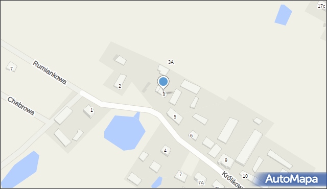 Królikowo, Królikowo, 3, mapa Królikowo