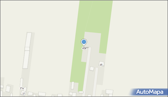 Królowa Wola, Królowa Wola, 42a, mapa Królowa Wola