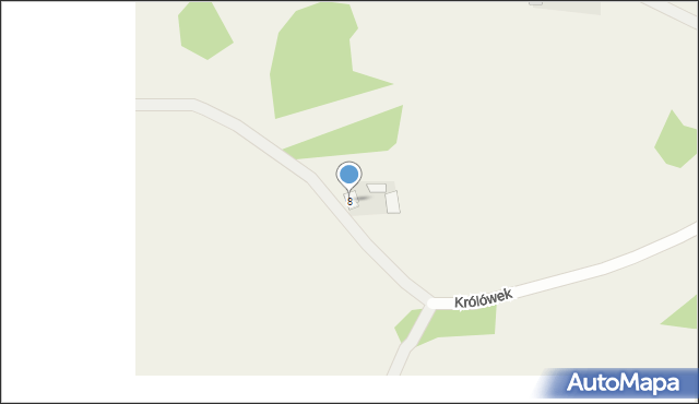 Królówek, Królówek, 8, mapa Królówek