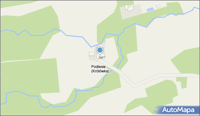 Królówka, Królówka, 336, mapa Królówka