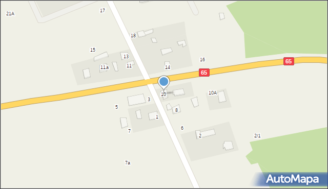 Królowy Most, Królowy Most, 10, mapa Królowy Most