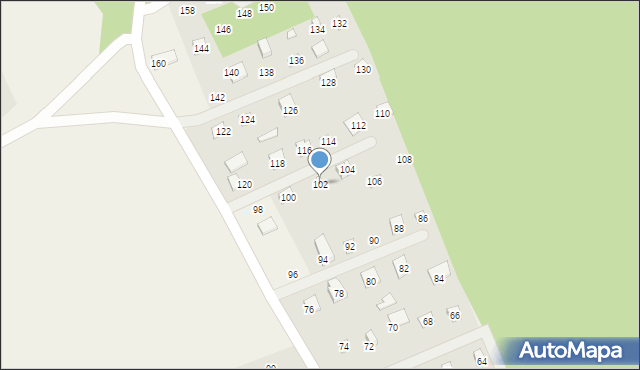 Królowy Most, Królowy Most, 102, mapa Królowy Most