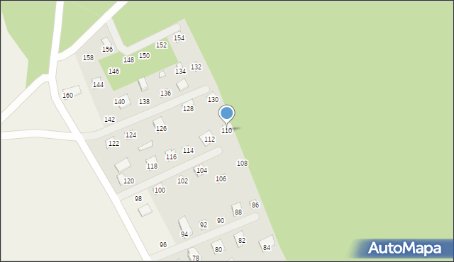 Królowy Most, Królowy Most, 110, mapa Królowy Most