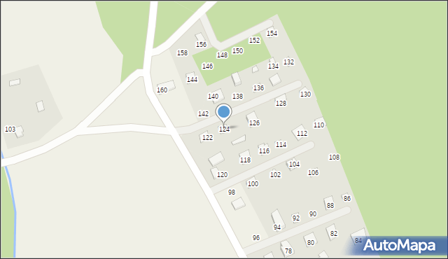 Królowy Most, Królowy Most, 124, mapa Królowy Most