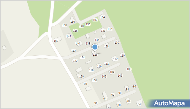 Królowy Most, Królowy Most, 126, mapa Królowy Most