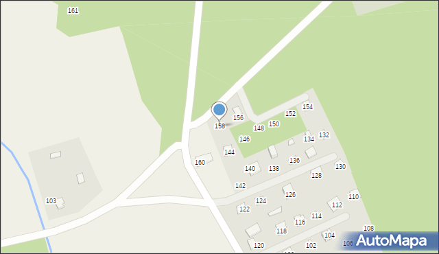 Królowy Most, Królowy Most, 158, mapa Królowy Most