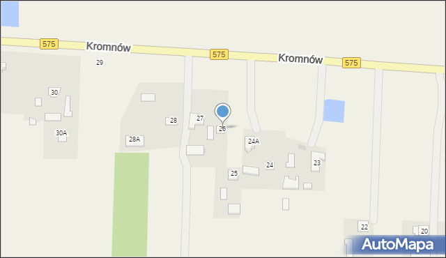 Kromnów, Kromnów, 26, mapa Kromnów