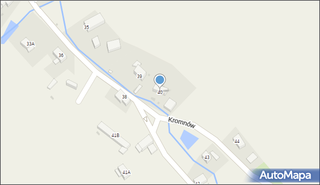 Kromnów, Kromnów, 40, mapa Kromnów