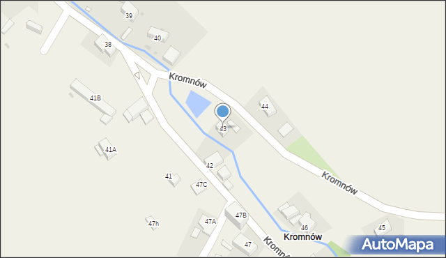 Kromnów, Kromnów, 43, mapa Kromnów