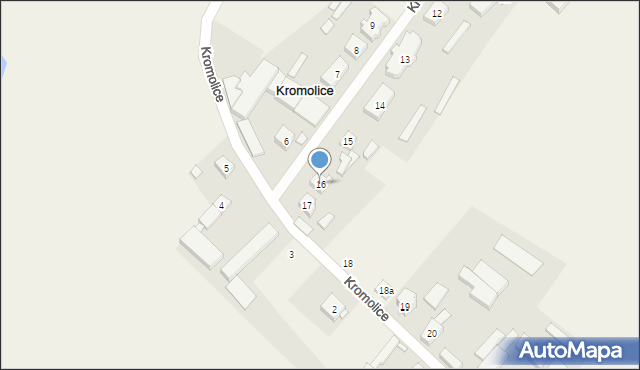 Kromolice, Kromolice, 16, mapa Kromolice