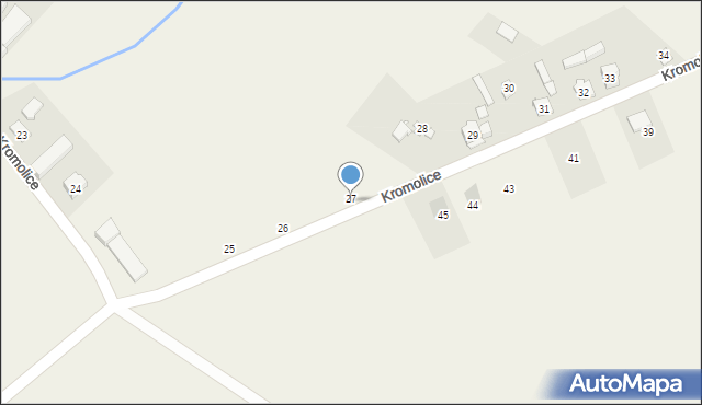 Kromolice, Kromolice, 27, mapa Kromolice