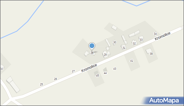 Kromolice, Kromolice, 28, mapa Kromolice