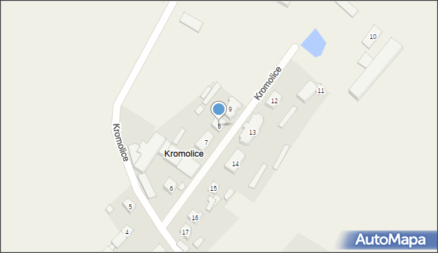 Kromolice, Kromolice, 8, mapa Kromolice