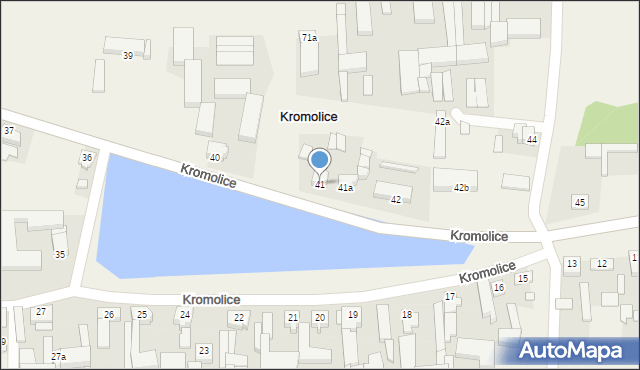 Kromolice, Kromolice, 41, mapa Kromolice