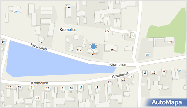 Kromolice, Kromolice, 42, mapa Kromolice
