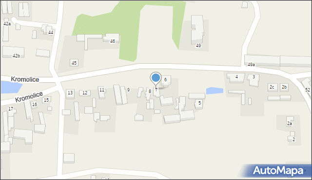 Kromolice, Kromolice, 7, mapa Kromolice