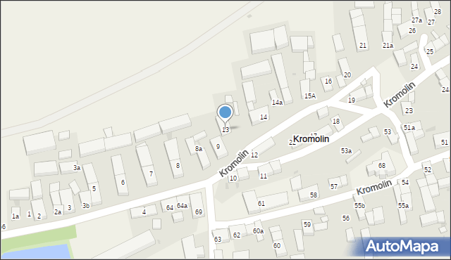 Kromolin, Kromolin, 13, mapa Kromolin