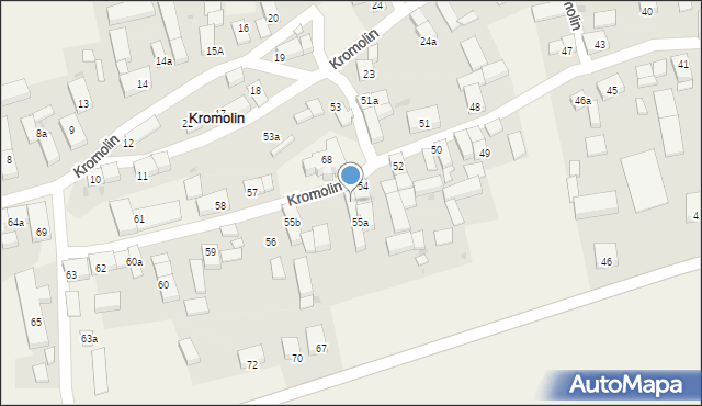 Kromolin, Kromolin, 55, mapa Kromolin