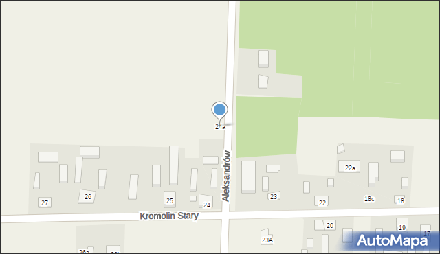 Kromolin Stary, Kromolin Stary, 24a, mapa Kromolin Stary