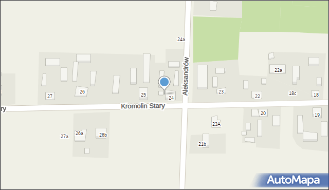 Kromolin Stary, Kromolin Stary, 25a, mapa Kromolin Stary