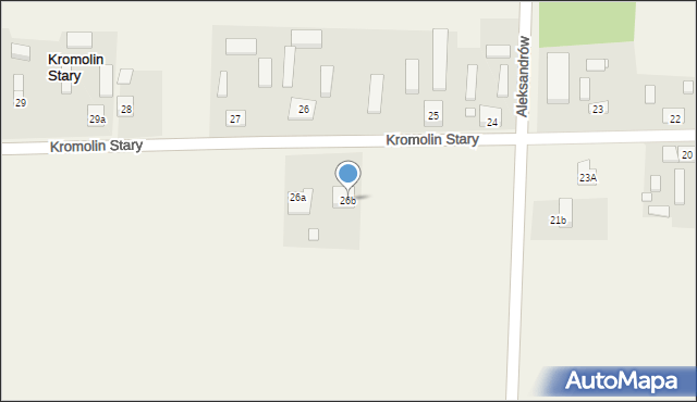 Kromolin Stary, Kromolin Stary, 26b, mapa Kromolin Stary