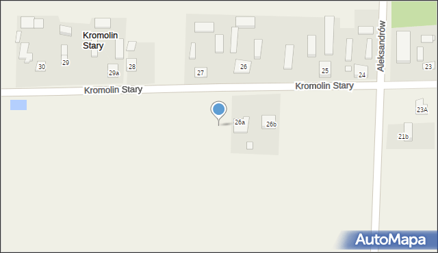 Kromolin Stary, Kromolin Stary, 27a, mapa Kromolin Stary