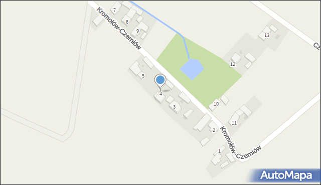 Kromołów, Kromołów-Czerniów, 4, mapa Kromołów