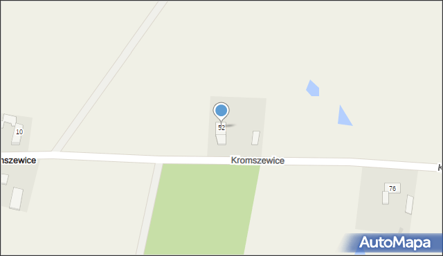 Kromszewice, Kromszewice, 52, mapa Kromszewice