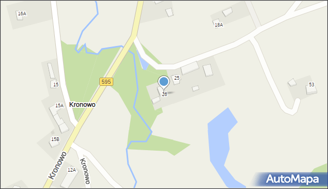 Kronowo, Kronowo, 26, mapa Kronowo