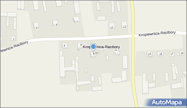 Kropiewnica-Racibory, Kropiewnica-Racibory, 9, mapa Kropiewnica-Racibory